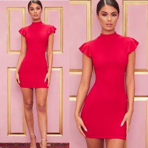 PrettyLittleThing Red Bodycon Dress💃🏼